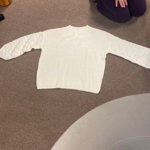 Amazon brand cream sweater. Never worn